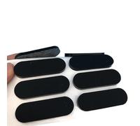 10PCS Self Adhesive Shockproof Rubber Feet Pad Silicone Rubber Oval Mat Environment Friendly Anti Slip Silicone Pad Black (Size : 12x4x1.5mm)