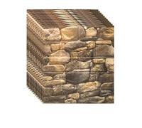 10PCS Self Adhesive Wall Tiles Brick Effect Wall Panels 38×35cm Brick Wallpaper Wall Panels Foam DIY Waterproof PE Foam Panel Thicken Wall Stickers for Kitchen Wallpaper Bathroom Stone opt2
