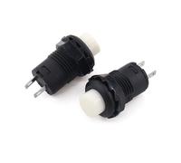 10pcs Self-Lock/Momentary Pushbutton Switches DS228 DS428 12mm OFF- ON Push Button Switch 3A /125VAC 1.5A/250VAC DS-228 DS-428 IDGTTLDF(Ivory,Since the lock)