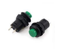 10pcs Self-Lock/Momentary Pushbutton Switches DS228 DS428 12mm OFF- ON Push Button Switch 3A /125VAC 1.5A/250VAC DS-228 DS-428 IDGTTLDF(Green,Since the lock)