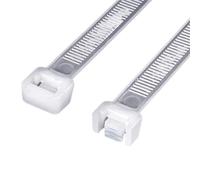 10Pcs Self-Locking Plastic Nylon Cable Tie Fastening Ring Wire Boutique 10x200/250/300/350/400/450/500 Zip Wraps Strap(10x200-10PCS)