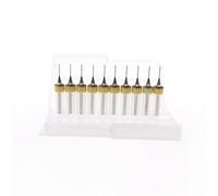 10pcs/Set 0.3mm-1.2mm PCB Mini Drill Bit Tungsten Steel Carbide for Print Circuit Board CNC Mini CNC Drilling Bits Machine(0.8mm)