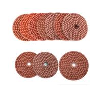 10PCS/Set 4Inch Diamond Polishing Pads Flexible Wet Polishing Pads for Stone Marble Granite Abrasive Tools(100-10 PCS-4 INCHES)
