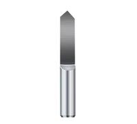 10pcs/Set 6mm Shank V Groove Router Bits Carbide PCB Engraving Tool 20-90 Degrees 0.1-1.0mm Tip End Mill Woodworking Milling Cutter(20Dx0.3)