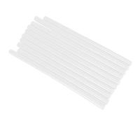 10pcs set 7 * 150mm Hot Melt Glue Sticks Colorful Hot Melt Glue Adhesive DIY Craft Sticks Hot Melt Gun Craft General Purposefor 20W Small Power Gun (Transparent)