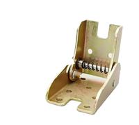 10Pcs/Set 90 Degree Self-Locking Folding Hinge Table Legs Chair Extension Foldable Self Locking Fold Feet Hinges Hardware Folding Table Leg Hinges(Gold Left)