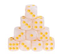10pcs/Set Acrylic Polyhedral For TRPG Board Game Sets Stone
