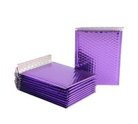 10Pcs/set Bubble Bags Mailers Foil Padded Aluminized Postal Gift Packaging Shipping Envelopes(Purple,25 * 30cm)