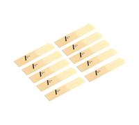 10Pcs/Set Clarinet Reeds Set Bb Tone Strength 2.5 Wooden Reed Solid Beginners Replacement Parts Woodwind Accessories (Color : Clarinet reeds 2.5)