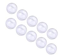 10pcs/set Clear Plastic Balls Fillable Ornaments Ball Transparent Acrylic Hollow Ball Diy Crafts Wedding Decorations
