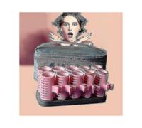 10pcs/set Electric Heated Roller Extra Thick Hair Curler Ceramic Thermostat Ion Hot Dry/wet Hair