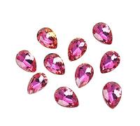 10Pcs/set Elegant Rhinestones 3D Art Crystal Rhinestones Tips Decorations Crystal 3D Nails Charm Manicure