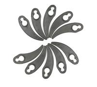 10Pcs/Set Lawn Mower Plastic Blade Grass Strimmer Trimmer Swing Blade Pendants for ART26LI for Garden ToolProfessional and Attractive