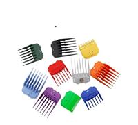 10Pcs/Set Limit Comb ，Compatible For WAHL， Electric Clippers Magnetic Clipper Guard Barber For Shop， Machine Pro Hair Cutting Guide Combs(Color-Bagged)