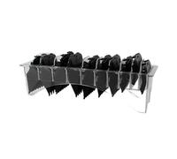 10Pcs/Set Limit Comb ，Compatible For WAHL， Electric Clippers Magnetic Clipper Guard Barber For Shop， Machine Pro Hair Cutting Guide Combs(Black-Boxed)
