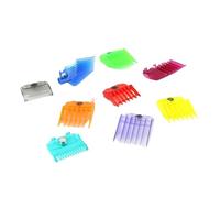 10Pcs/Set Limit Comb ，Compatible For WAHL， Electric Clippers Magnetic Clipper Guard Barber For Shop， Machine Pro Hair Cutting Guide Combs(TColor-Bagged)