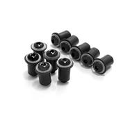 10Pcs/Set M5X15mm Windshield Bolt Windscreen Screw Nuts For Y&amaha For YZF R1 R6 R7 600R 750R 1000R(Black)