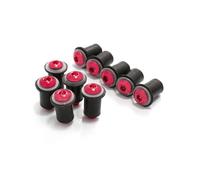 10Pcs/Set M5X15mm Windshield Bolt Windscreen Screw Nuts For Y&amaha For YZF R1 R6 R7 600R 750R 1000R(Rosso)