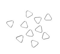 10pcs/set Metal Triangular Rings Split Digital Camera Strap Hook Replacement Parts Camera Strap Triangular Rings Parts Bin Cabinet