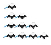 10pcs/set Replacement Analog Joystick ThumbStick Button Module For For Switch For Joy-on Controller Left/Right Analog Joystick(WHITE)