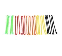 10PCS Set Silicone Cable Tie 18in 5mm Diameter, Reusable Bendable Cable Tie, Multifunctional Twist Tie for Organizing Wires Cables, Durable Cord Tie with Flexible
