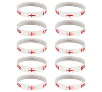 10Pcs / set Soft Elastic 2026 Sports Event Fan Bracelets Showcasing International Team Color Great for Collector Collaboration Silicone Wristbands