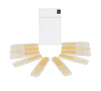 10pcs/set Tenor Saxophone Reeds Strength 2.5 Bb For Tenor Sax Professionals Beginner Woodwind Instrument Accessories (Color : White sax reed)