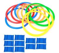 10pcs/Set Training Speed Rings, Hoops, Gymnastics Rings Training Equipment Outdoor Sport Tool For Kids Children Bright Colors Diameter 29cm/11.4in Dia