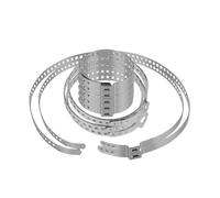 10pcs/Set Universal Drive Shaft Axle Cuff Mounting Clip CV Joint Boot Crimp Clamp Kit Silver Stainless Steel