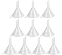 10Pcs/Set Wine Flask Funnel For Filling Hip Flask Narrow-Mouth Bottles, Mini Pp Small Mouth Funnels Useful and Professional