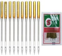 10Pcs Sewing Machine Needles, Large Eye Sewing Machine, Home Sewing Machine Needles, Sewing Macine (Size 16)