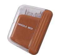 10Pcs Sewing Needle with Case and Threader for Hand Quilting Stainless Steel Large Eye Sewing Embroidery Needle Box