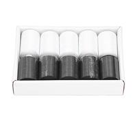 10Pcs Sewing Thread Black and White 402 High Strength Durable Portable Wide Application Sewing Machine Thread for Hand or Machine Sewing Clothing Quilting Crafts Polyester Material