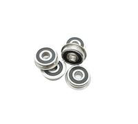 10pcs SF625RS Miniature Flanged Ball Bearings 5x16x5mm Flange Bearings