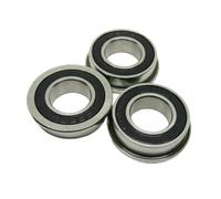 10pcs SF688 W6 2RS 8x16x6 mm Stainless Steel Flange Ball Bearing 688 F688 F688W6 SF688W6 RS 8 * 16 6 Miniature