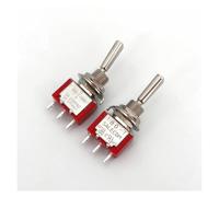 10Pcs SH T8014B-U Flatted Lever 3Pin One Side Momentary ON-OFF-MOM SPDT Toggle Switch