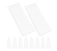 10pcs Sheer Organza Wine Bottle Cover Wrap Bags White | Satin Drawstring, 37x15cm Size, Reusable Gift Bag for Restaurant Presentations and Party Use