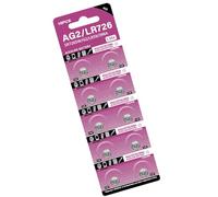 10PCS/Sheet AG2 LR726 Button Cell Battery 1.5V Alkaline Long Time Power Calculator Electronic Notebook Battery for Toy Remote Control