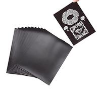 10PCS Sheets Rubber Soft Magnet Sheet for Metal Cutting Dies Storage Orangize Crafts Tool Scrapbooking Arts and Crafts Flexible Placement Mats 7x5inches0.3mm