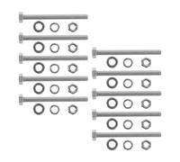 10pcs Sign Post Bolts and Nuts Stainless Steel M6 X 65mm Hardware