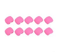 10PCS Silicone Cable Manager Clips for Organizing Cables and Headphone Wires, for USB Charger Holders and Desk Tidy Solutions (Dark pink)