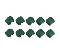 10PCS Silicone Cable Manager Clips for Organizing Cables and Headphone Wires, for USB Charger Holders and Desk Tidy Solutions (Green)