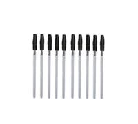10Pcs Silicone Eyelash Extension Makeup Brush, Transparent Mascara Wand Applicator Cosmetic Tools Kits(black)