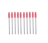 10Pcs Silicone Eyelash Extension Makeup Brush, Transparent Mascara Wand Applicator Cosmetic Tools Kits(orange)