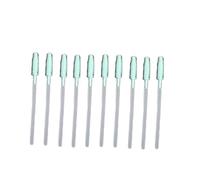 10Pcs Silicone Eyelash Extension Makeup Brush, Transparent Mascara Wand Applicator Cosmetic Tools Kits(Mint green)
