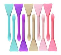 10PCS Silicone Face Mask Brushes Makeup Spatula Face Mask Applicator Skincare Spatula Lotion Spatula Face Cream Applicator Spa Makeup Tools for Facial Skin Care DIY Mask Mixing and Sampling Tool