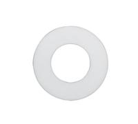 10pcs Silicone Flat Gaskets - Waterproof Sealing O-Rings for Plumbing, M2 to M12, White Rubber Washers(3.5x9x2mm)