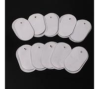 10Pcs Silicone Gel Tens Units Electrode Replacement Massagers Pads Practical Massage Accessories Massage Equipment for Back Pain