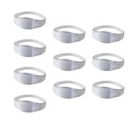 10pcs Silicone LED Bands For Parties Flashing Light Up Wristband Ornament Multicolors Size Wrist Decoration For Kids LED Wristbands