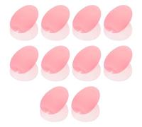 10pcs Silicone Lip Brush Head Cover Pink Protective Sleeve | Makeup Bag and Travel Use, Space Saving Design, Helps Prolong Brush Service Life